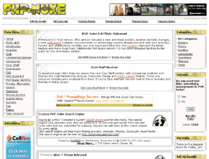 PHP-Nuke Webspace Hosting Example