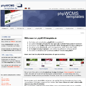phpWCMS Webspace Hosting Example