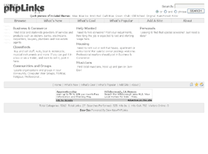 Dew-NewPHPLinks Webspace Hosting Example