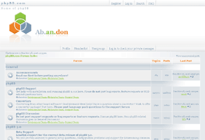 phpBB2 Webspace Hosting Example