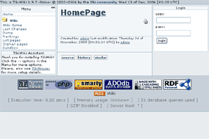 TikiWiki Webspace Hosting Example